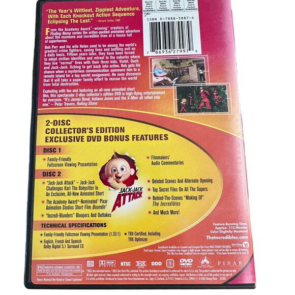 The incredibles 2005 fullscreen collector edition - Picture 4 of 4